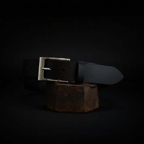 Ceinture Française Cuir Pleine Fleur Albon Chocolat