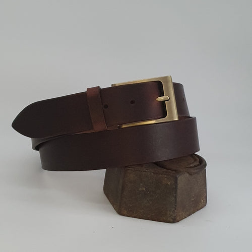 Ceinture Française Cuir Pleine Fleur Berty Ebene