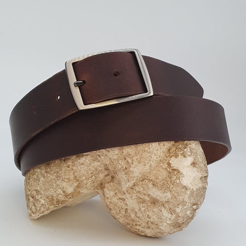 Ceinture Française Cuir Pleine Fleur Bozel Ebene