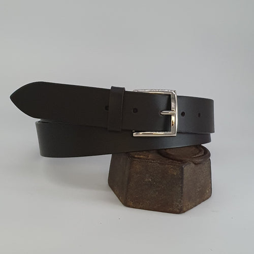 Ceinture Française Cuir Pleine Fleur Cadoue Chocolat