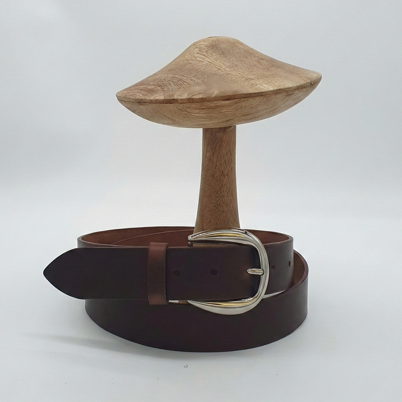 Ceinture Française Cuir Pleine Fleur Janui Ebene