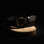 Ceinture Française Cuir Pleine Fleur May Chocolat