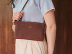 Pochette en cuir MONA Tradition
